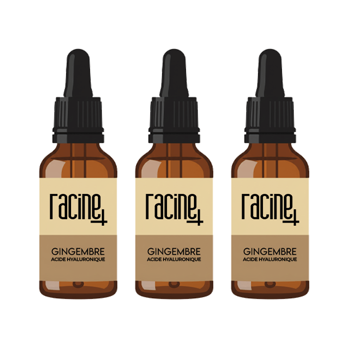 Sérum Racine+ | Gingembre repousse cheveux - Racine+