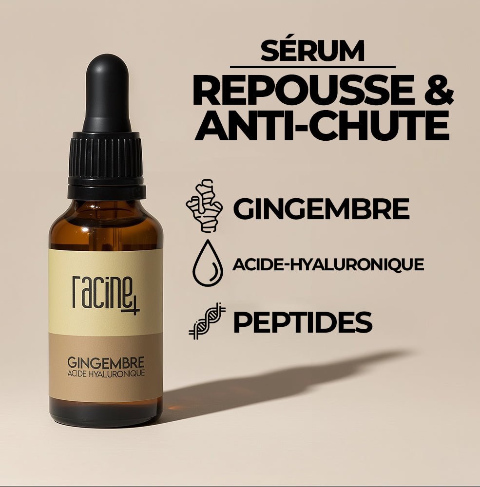 Sérum Racine+ | Gingembre repousse cheveux - Racine+