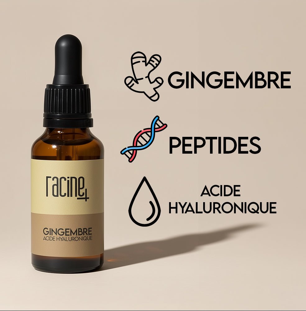 Sérum Racine+ | Gingembre repousse cheveux - Racine+
