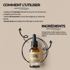 Sérum Racine+ | Gingembre repousse cheveux - Racine+